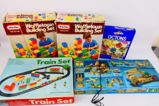 Brio - Little Tykes - ELC - A group of vintage children's building sets including 2 x Waffletown