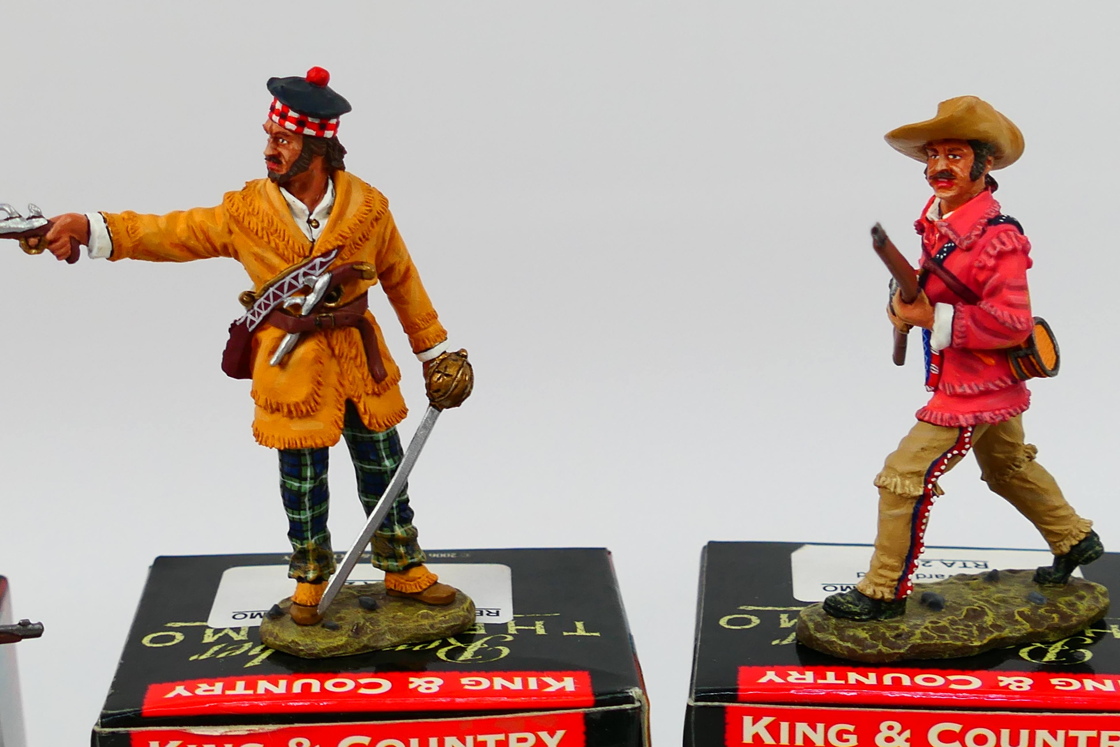 King and Country - Five boxed figures from the King and Country 'Remember The Alamo' series. - Image 3 of 4