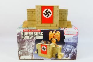 King & Country - A boxed King & Country 'Leibstandarte' series LAH82 Nuremberg Review Stand'.