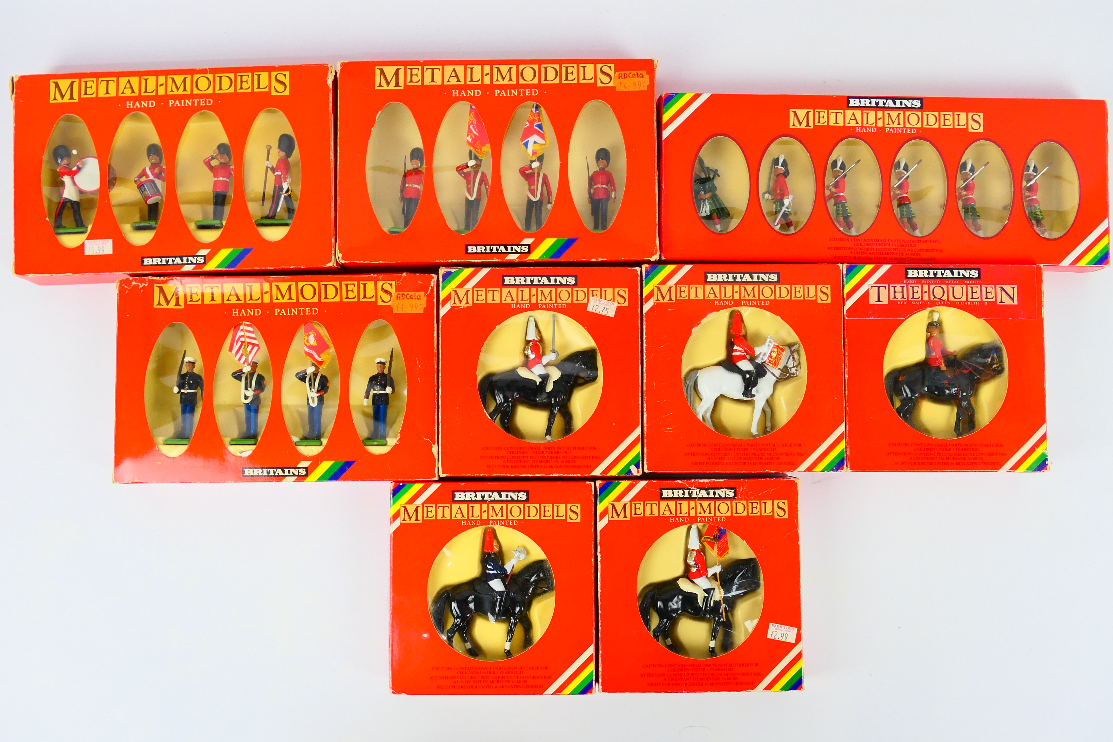 Britains - Nine boxed sets of Britains figures.