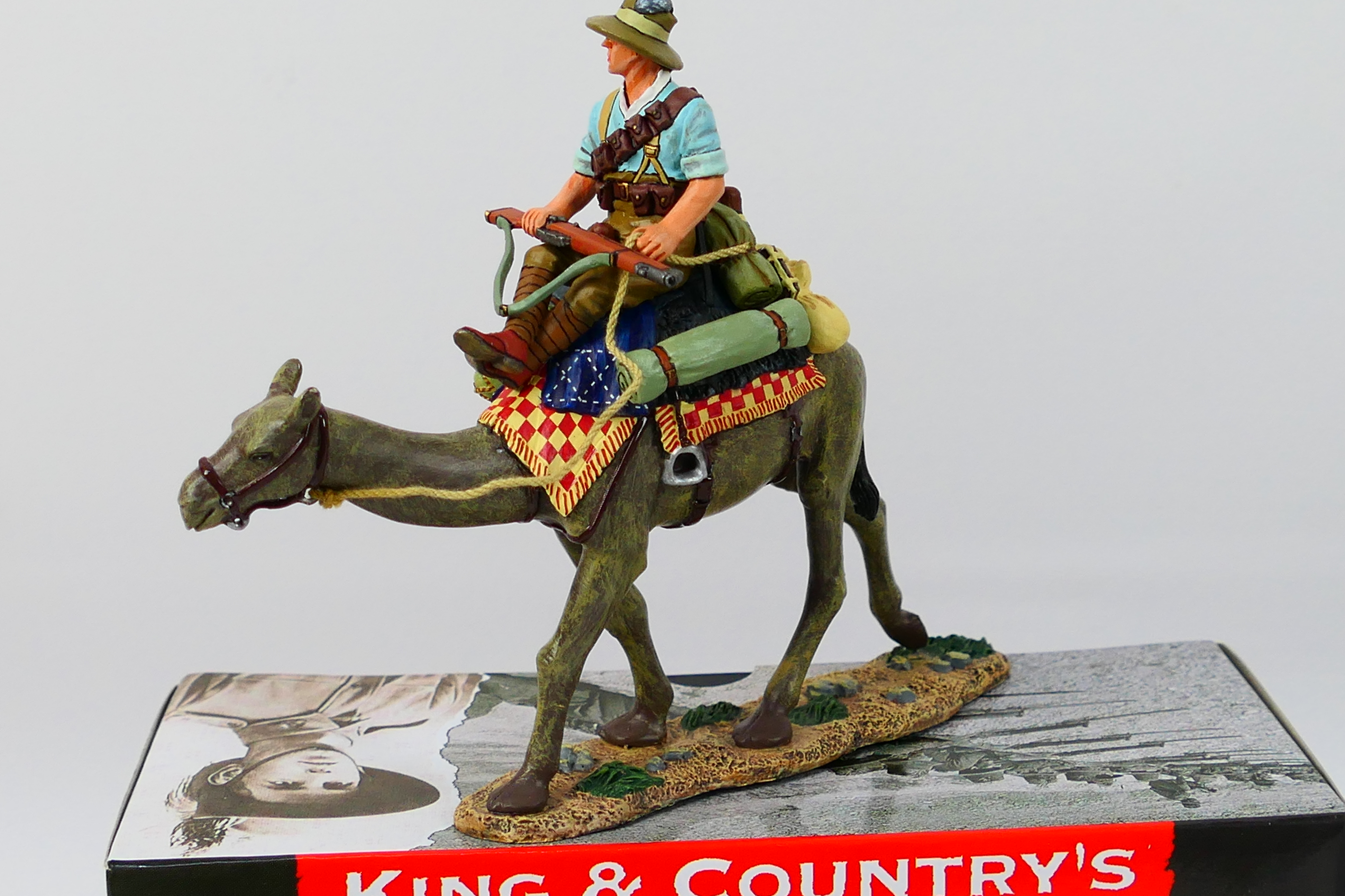 King and Country - Two boxed figures from the King and Country 'Australian Light Horse' series. - Image 5 of 5