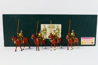 Toy Army Workshop - A boxed Toy Army Workshop BS202 Four Lance Troopers with Horses set.