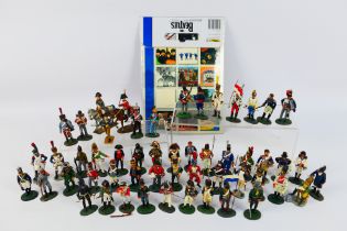 Del Prado - 51 x unboxed soldier figures and 2 x mounted figures including Private British 71st