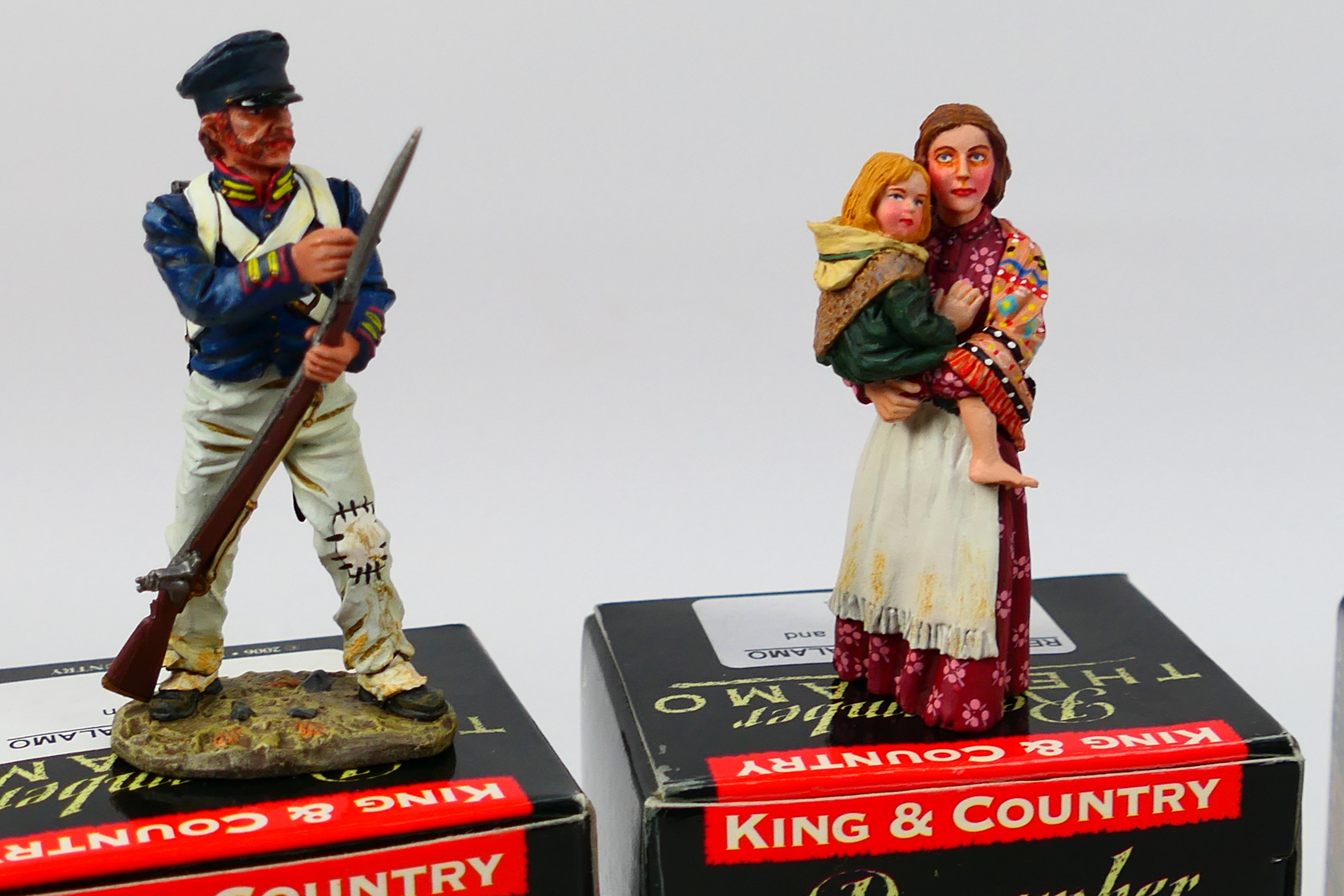 King and Country - Five boxed figures from the King and Country 'Remember The Alamo' series. - Image 2 of 4