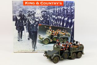 King & Country - A boxed King & Country 'Berlin 38 Leibstandarte' series LAH079 LAH Recce Truck.