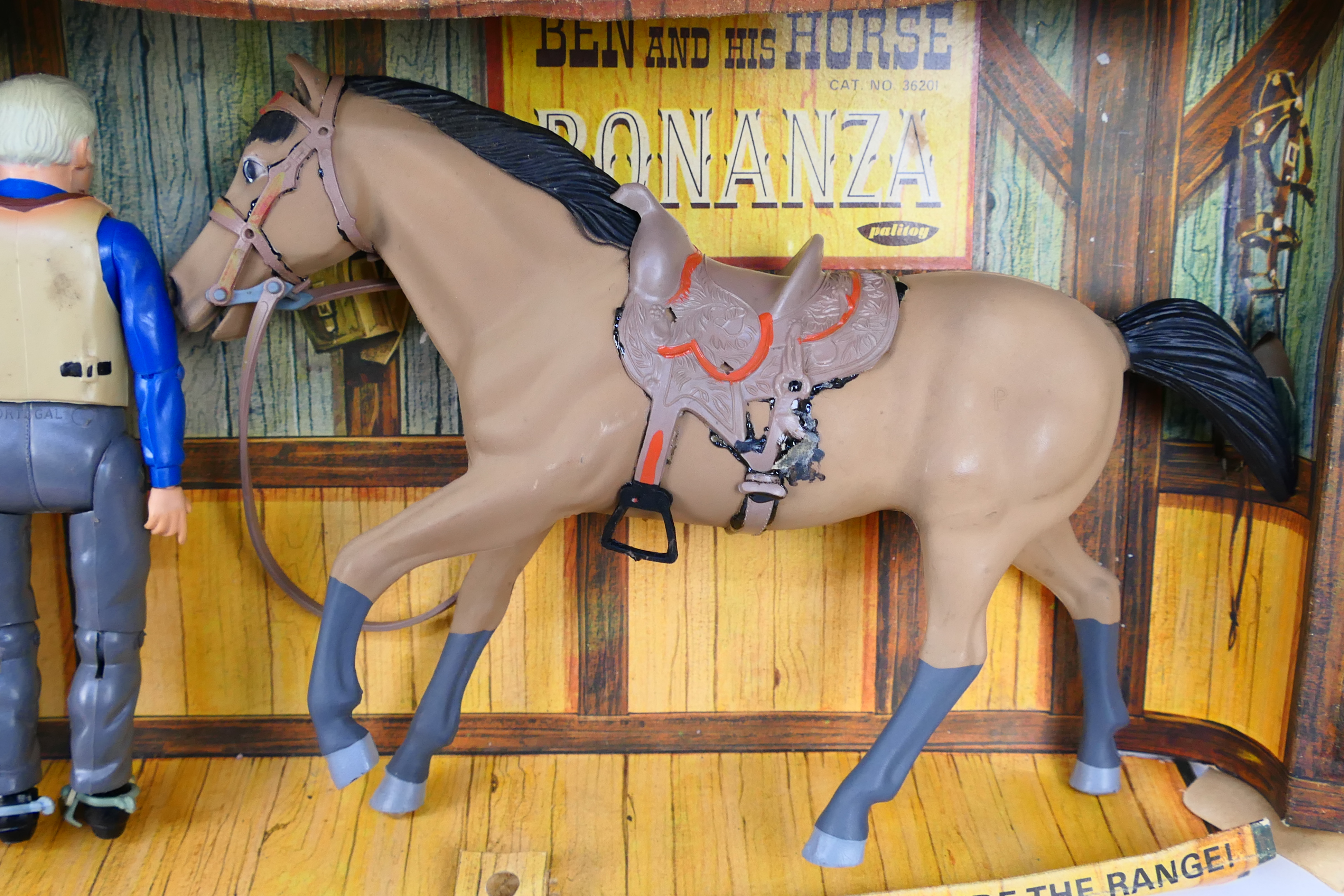 Palitoy - Bonanza - 2 x boxed sets, Ben And His Horse # 36201 and Hoss And His Horse # 36203. - Image 12 of 14