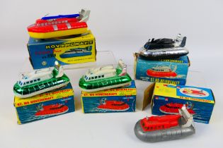 Marx - Telsalda - 5 x boxed plastic hovercraft models including 4 x Telsalda models in different