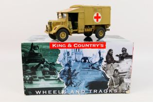 King & Country - A boxed King & Country '8th Army' series EA27 Desert Austin K2 Ambulance with