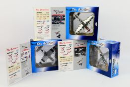 Witty Wings - Sky Guardians - 3 x boxed P51-D Mustang aircraft in 1:72 scale in different liveries,