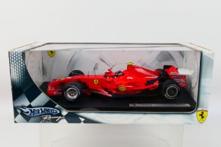 Hot Wheels - A boxed 1:18 scale Hot Wheels 'Racing' K6629 Ferrari F2007 diecast racing car,