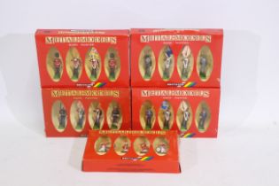 Britains - A collection of five Britains Hand-painted Metal-Models sets comprising of 7304- U.S.