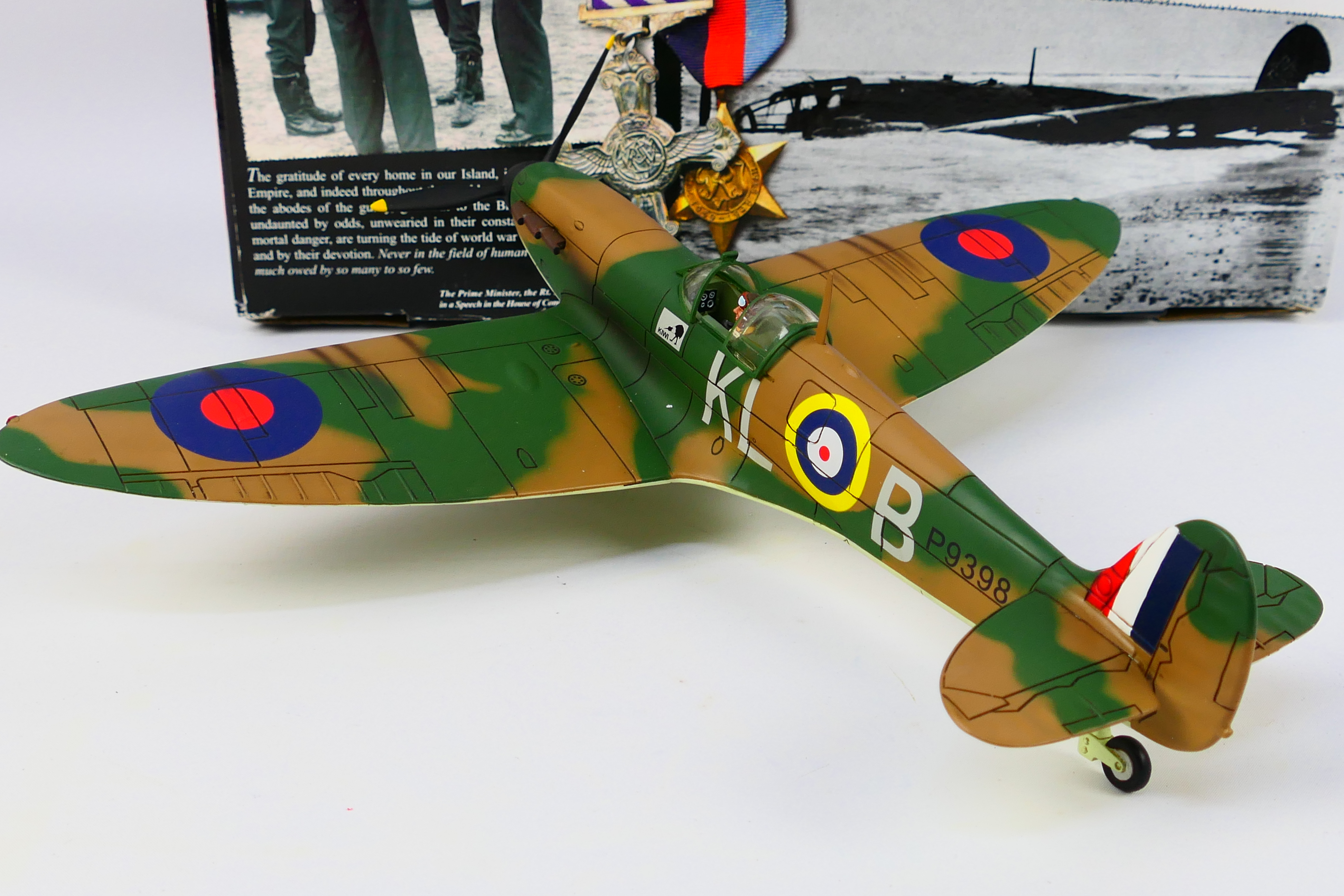 King & Country - A boxed King & Country RAF016 Royal Air Force Supermarine Spitfire Mk.I. - Image 4 of 7