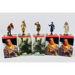 King and Country - Five boxed figures from the King and Country 'Air Force' and 8th Army' ranges.