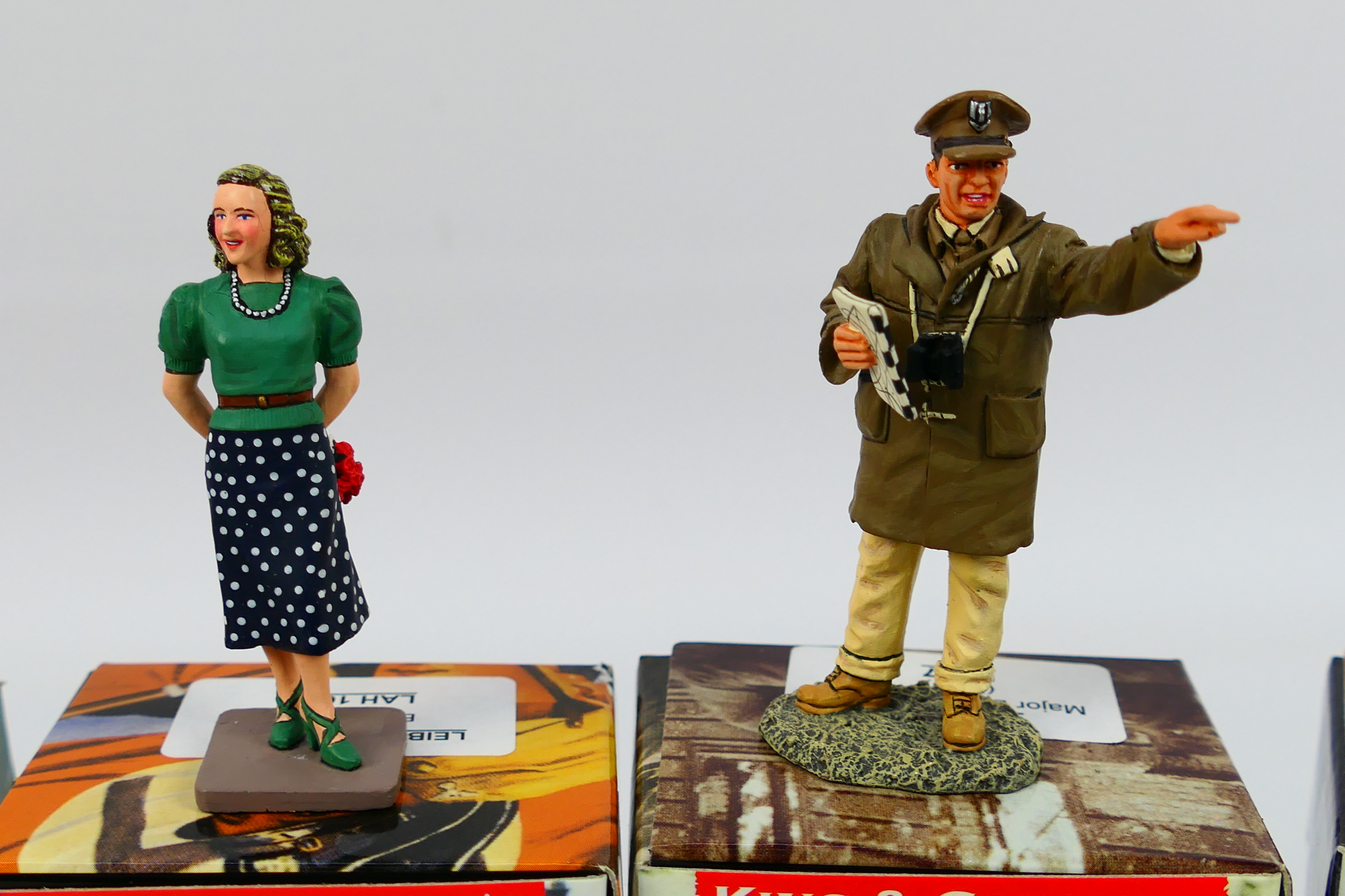 King and Country - Five boxed figures from various King and Country series. - Image 3 of 4