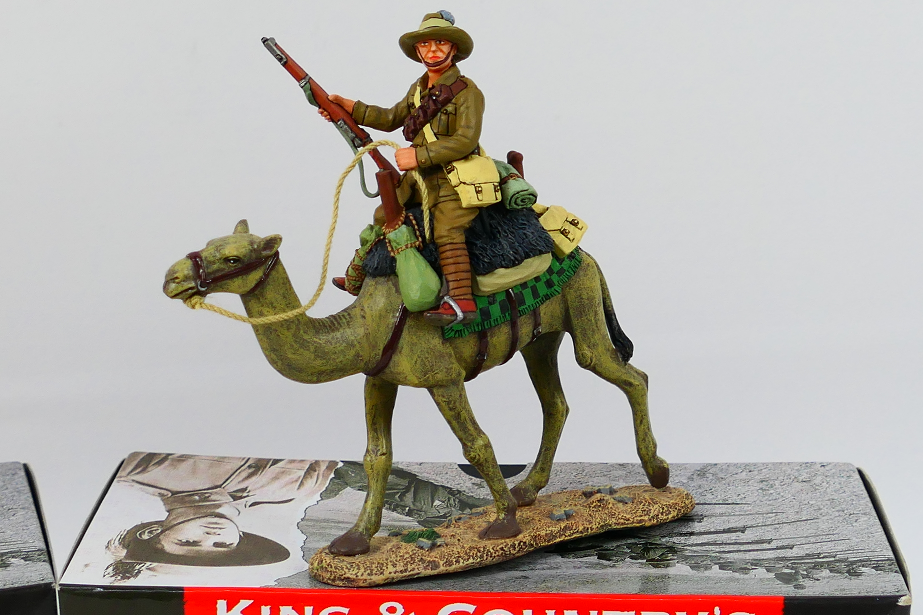 King and Country - Two boxed figures from the King and Country 'Australian Light Horse' series. - Image 2 of 5