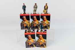 King and Country - Five boxed figures from the King and Country WWII 'Air Force' series.