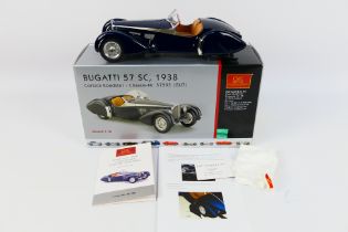 CMC - A boxed 1938 Bugatti Type 57 SC Corsica Roadster in 1:18 scale # M-106.