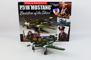 King & Country - A boxed King & Country AF011 US Air Force P51B Mustang.