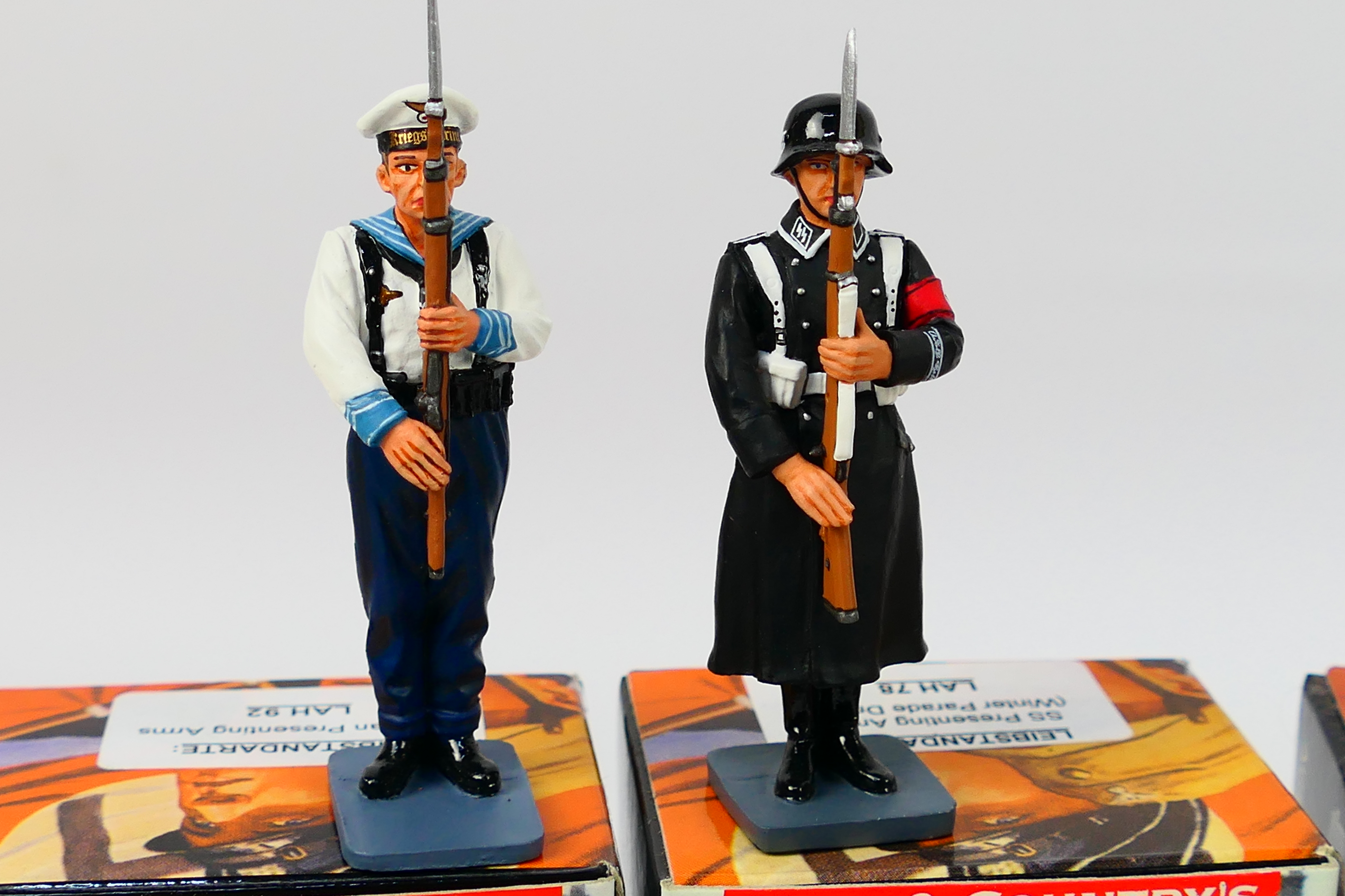 King and Country - Five boxed figures from the King and Country 'Berlin 38' series. - Image 2 of 4