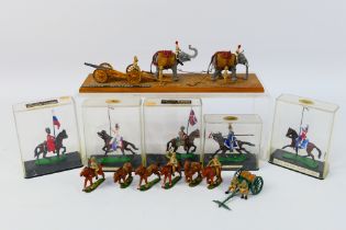 Wargames Foundry - Alymer - A mixed lot of boxed and unboxed metal painted military figures in