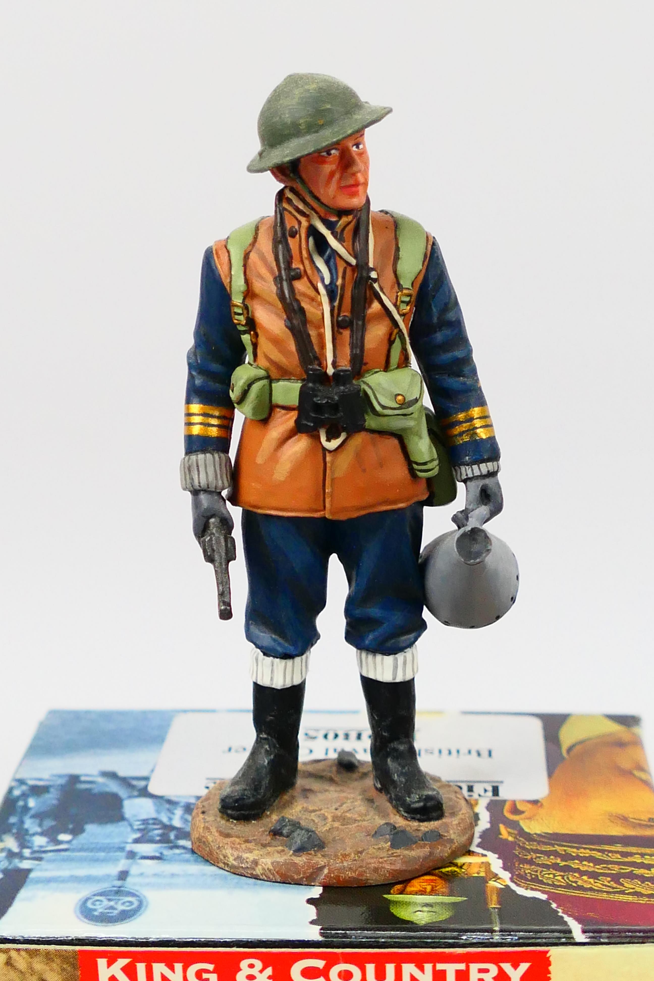 King and Country - Four boxed figures from the King and Country 'Fields of Battle' series. - Image 3 of 5
