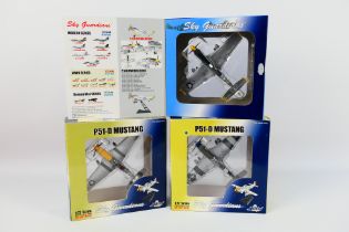 Witty Wings - Sky Guardians - 3 x boxed P51-D Mustang aircraft in 1:72 scale in different liveries,