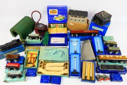 Hornby Dublo - A collection of mostly boxed items including LMS tank engine # EDL7,