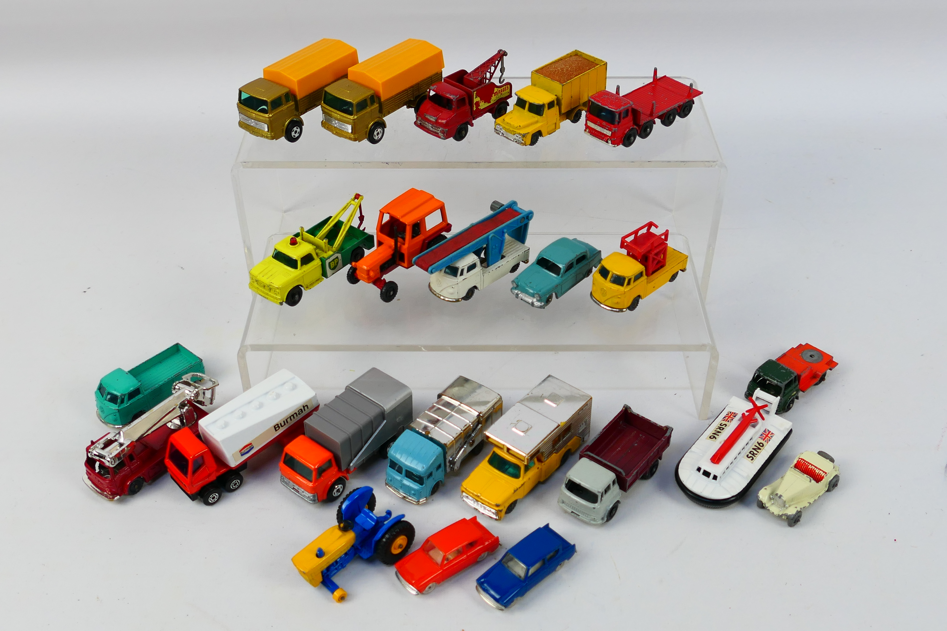 Corgi - Matchbox - Husky - Minix - A group of unboxed vehicles including Ford refuse truck # 7,