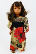 Trendon - Sasha Doll - An unboxed vintage Sasha doll with long brown hair, brown eyes,