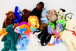 Ty Beanies - Ty Buddies - 21 x Ty soft toys, four Beanies, Halo, Zero,