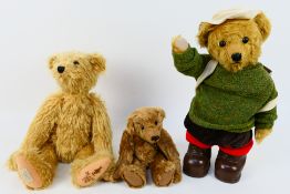 Deans - A family of three jointed Teddy Bears from Deans.