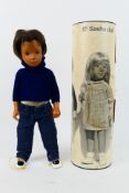 Trendon - Sasha Doll - A Sasha Doll named Gregor in dark denim outfit with his original cardboard