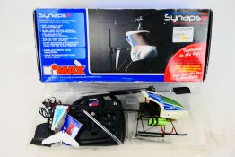 KiMax - A boxed Synapse ready built RC helicopter.