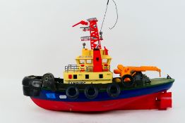 A radio controlled tug boat / harbour ve