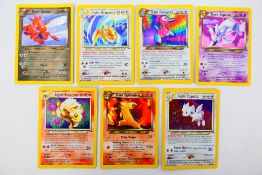 Pokemon - 7 x holo cards from the Neo De