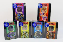 Yu-Gi-Oh! - A complete set of 6 x unopened Collectible Tins dated 1996.