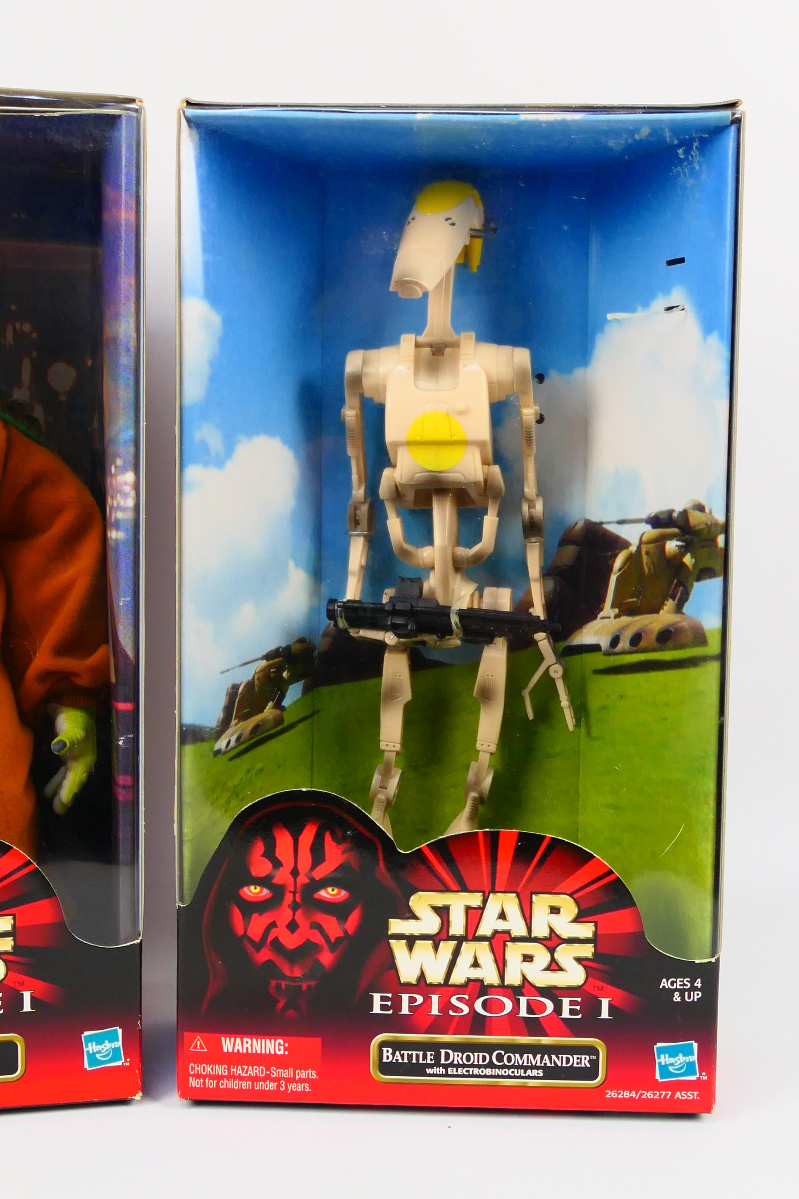 Hasbro - Star Wars - Three Star Wars twelve inch figures from episode one which include Boss Nass, - Image 4 of 5
