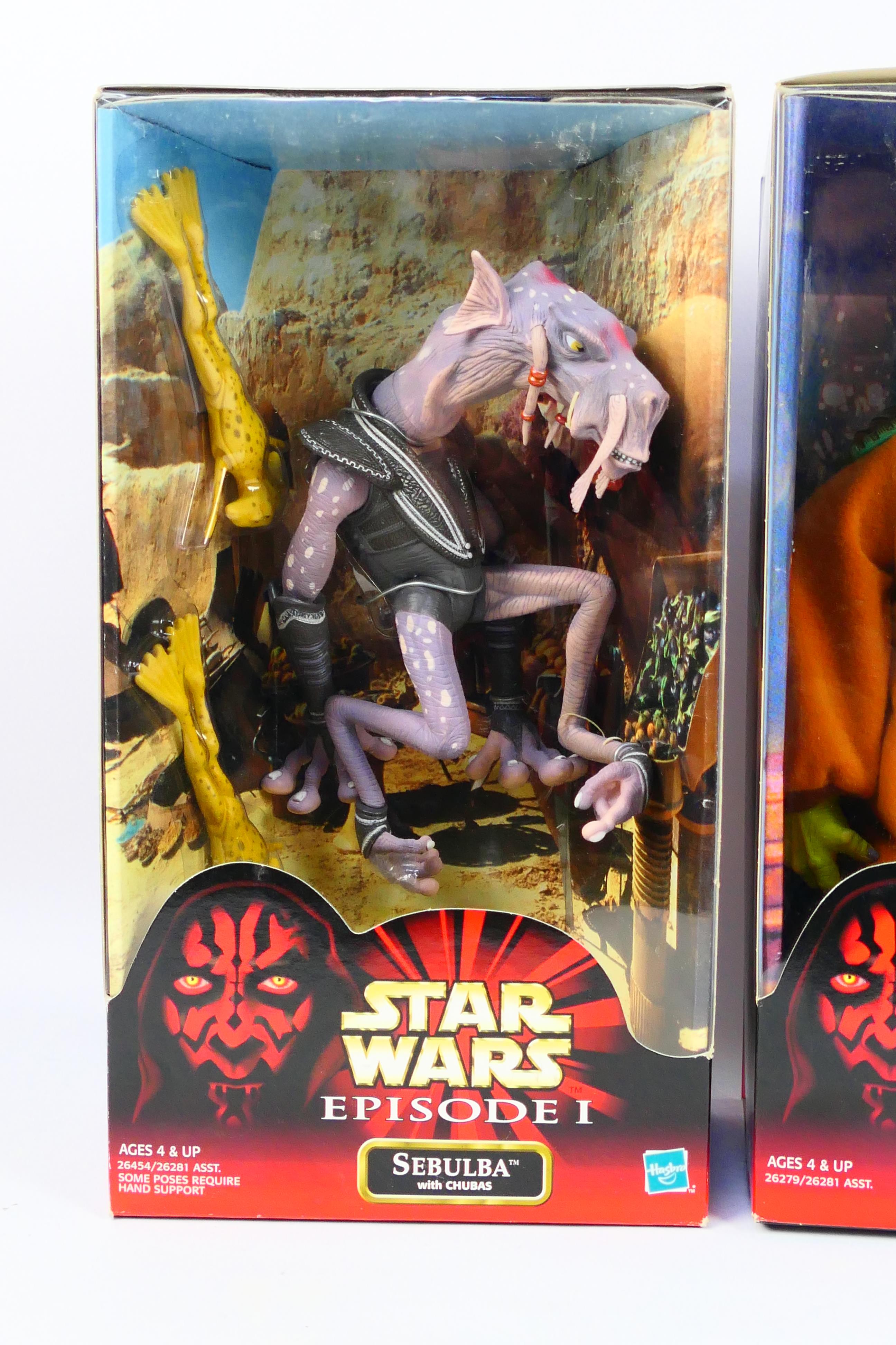 Hasbro - Star Wars - Three Star Wars twelve inch figures from episode one which include Boss Nass, - Image 2 of 5