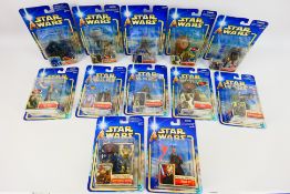 Hasbro - Star Wars - A set of twelve Star Wars Figures.