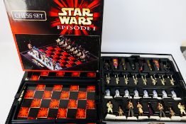 Star Wars - Star Wars Episode One Chess Set with all parts presents.