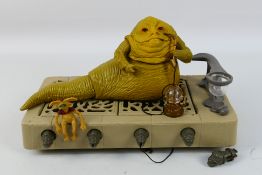 Kenner - Star Wars - An unboxed 1983 Jabba the Hutt action play set.