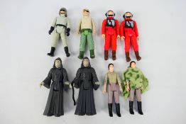Kenner - Star Wars - A collection of unboxed figures including Prune Face, B-Wing Pilot,