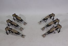 Kenner - Star Wars - A collection of six unboxed Star Wars Speeder Bikes from 1983.