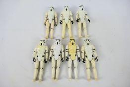 Kenner - Star Wars - A Collection of Vintage Star Wars Figures comprising of seven Stormtroopers,