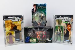 Star Wars - Harry Potter - A Pair of 6" Stars Wars actions figures from the 40th anniversary range