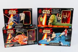 Hasbro - Star Wars - A collection of four Star Wars sets comprising of Opee and Qui-Gon Jinn set,