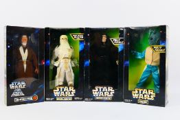 Kenner - Star Wars - Four Star Wars 12" Figures comprising of Greedo, Emperor Palpatine,