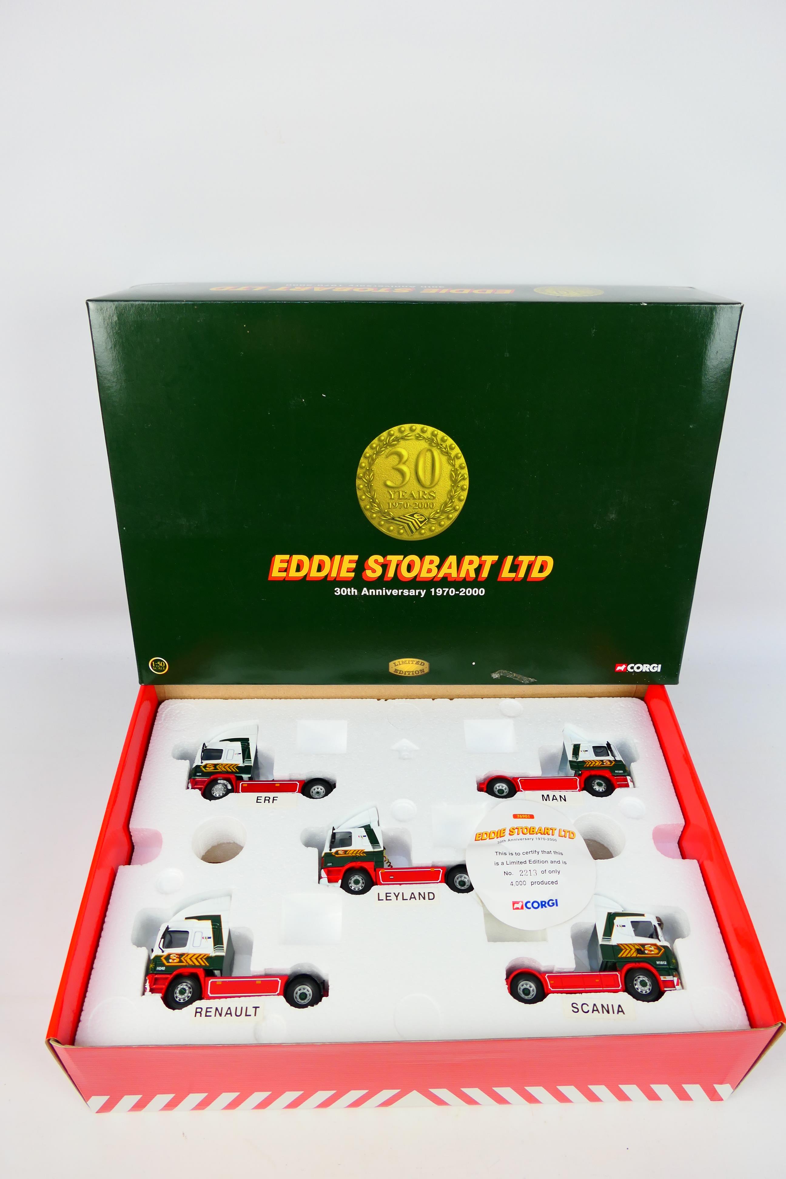 Corgi - A boxed Corgi #76901 Limited Edition 'Eddie Stobart Ltd. 30th Anniversary 1970-200' set. - Image 3 of 12