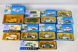 Vanguards - Nine boxed diecast 'Police' vehicles from Vanguards.