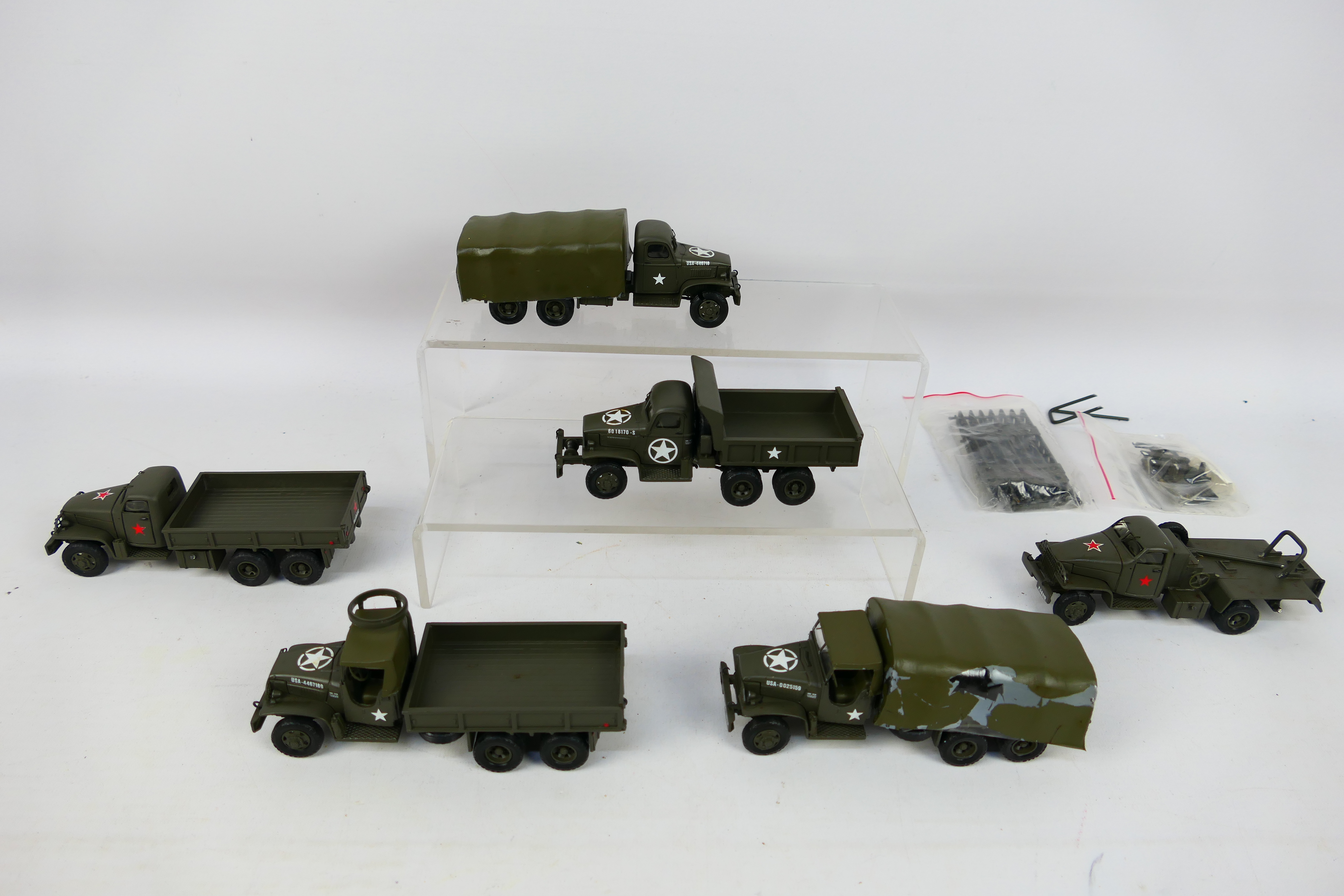 CPC - A collection of military model trucks in resin and metal in 1:48 scale, - Image 2 of 18